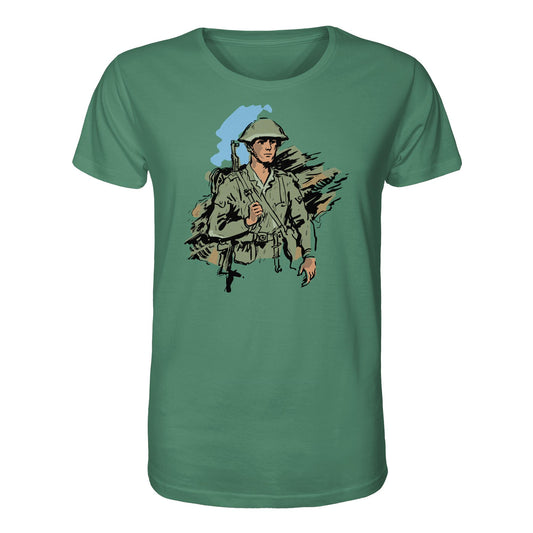 DDR Ostalgie Bio-Shirt Unisex • NVA-SOLDAT (ORIGINAL-ILLUSTRATION)