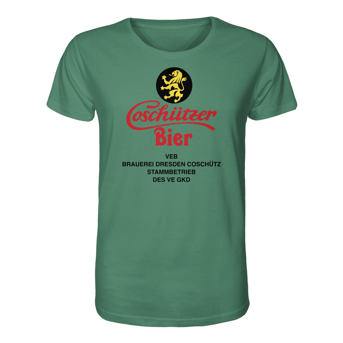 DDR Ostalgie Bio-Shirt Unisex • COSCHÜTZER BIER - VEB BRAUER DRESDEN