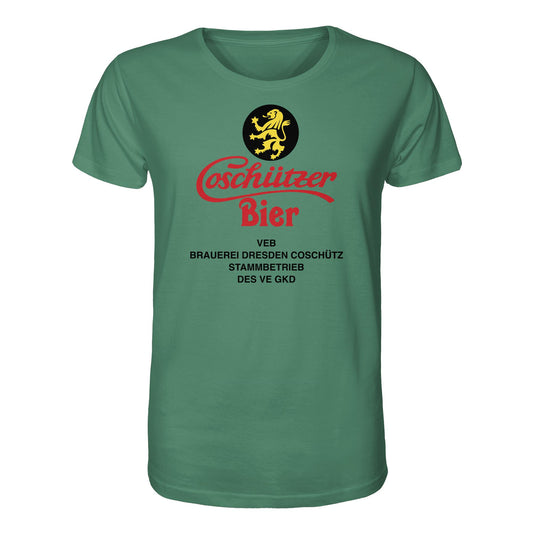 DDR Ostalgie Bio-Shirt Unisex • COSCHÜTZER BIER - VEB BRAUER DRESDEN