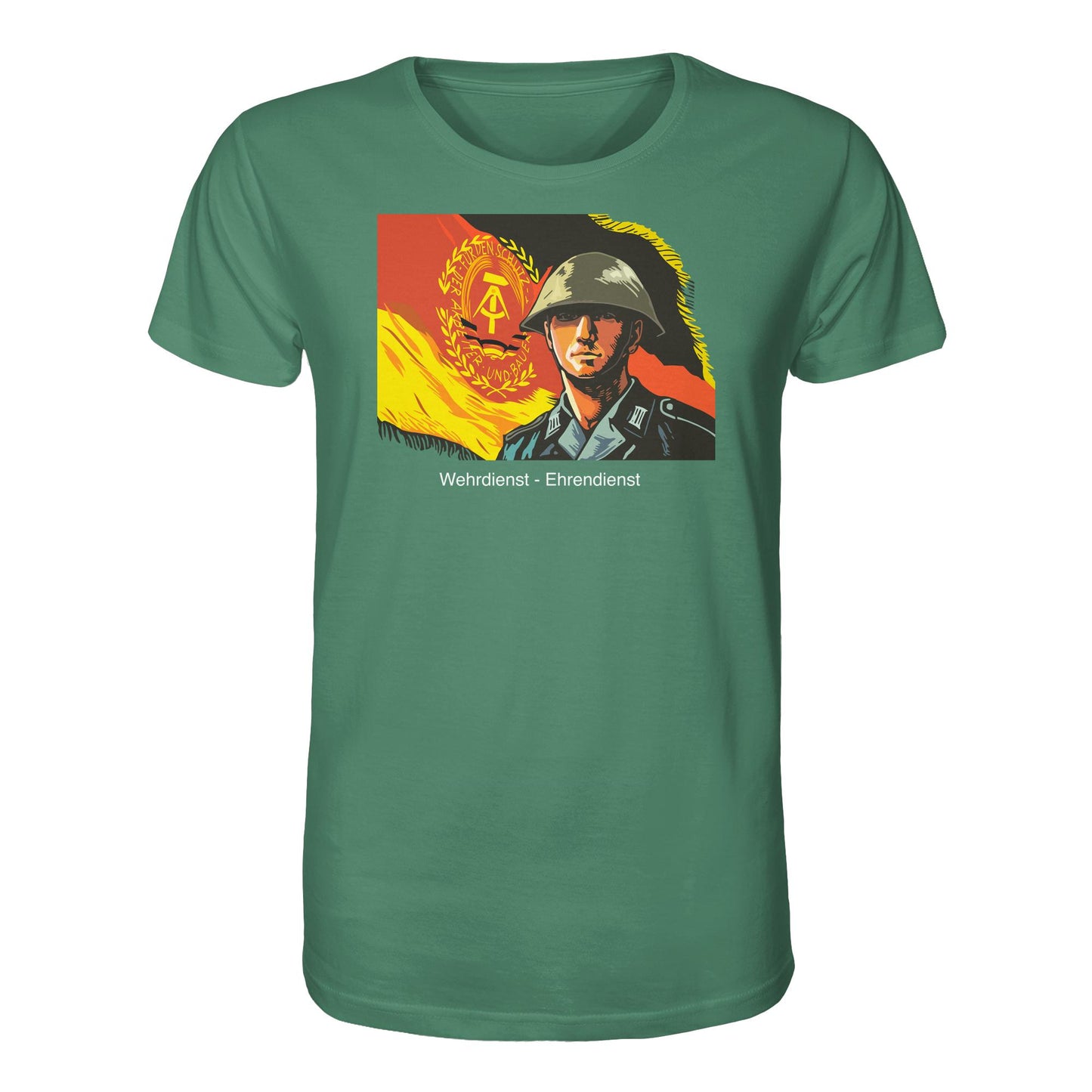 DDR Ostalgie Bio-Shirt Unisex • NVA WEHRDIENST - EHRENDIENST