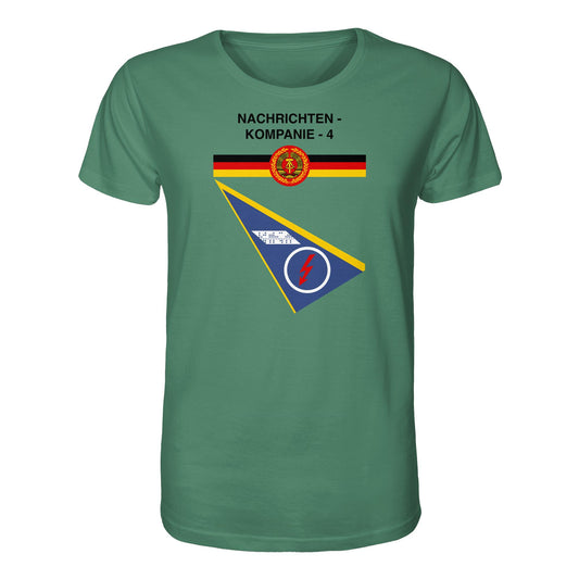 DDR Ostalgie Bio-Shirt Unisex • NVA - NACHRICHTENKOMPANIE 4