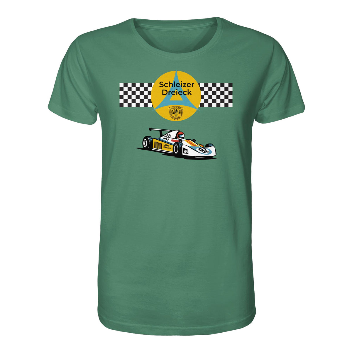 DDR Ostalgie Bio-Shirt Unisex • SCHLEIZER DREIECK DDR (ORIGINAL-WIMPEL)