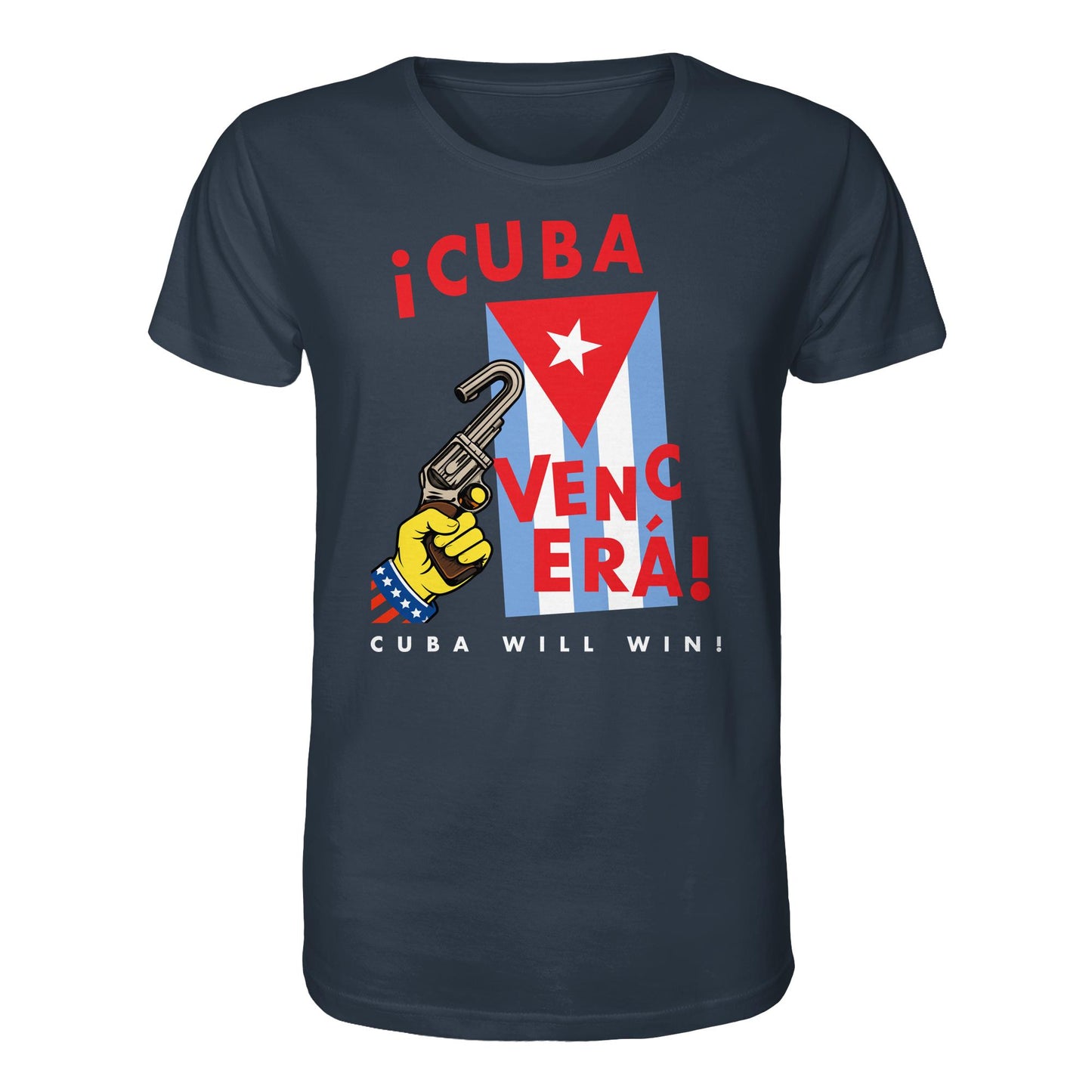 DDR Ostalgie Bio-Shirt Unisex • VENCERÁ! CUBA WILL WIN! (ORIGINAL POSTER KUBA)