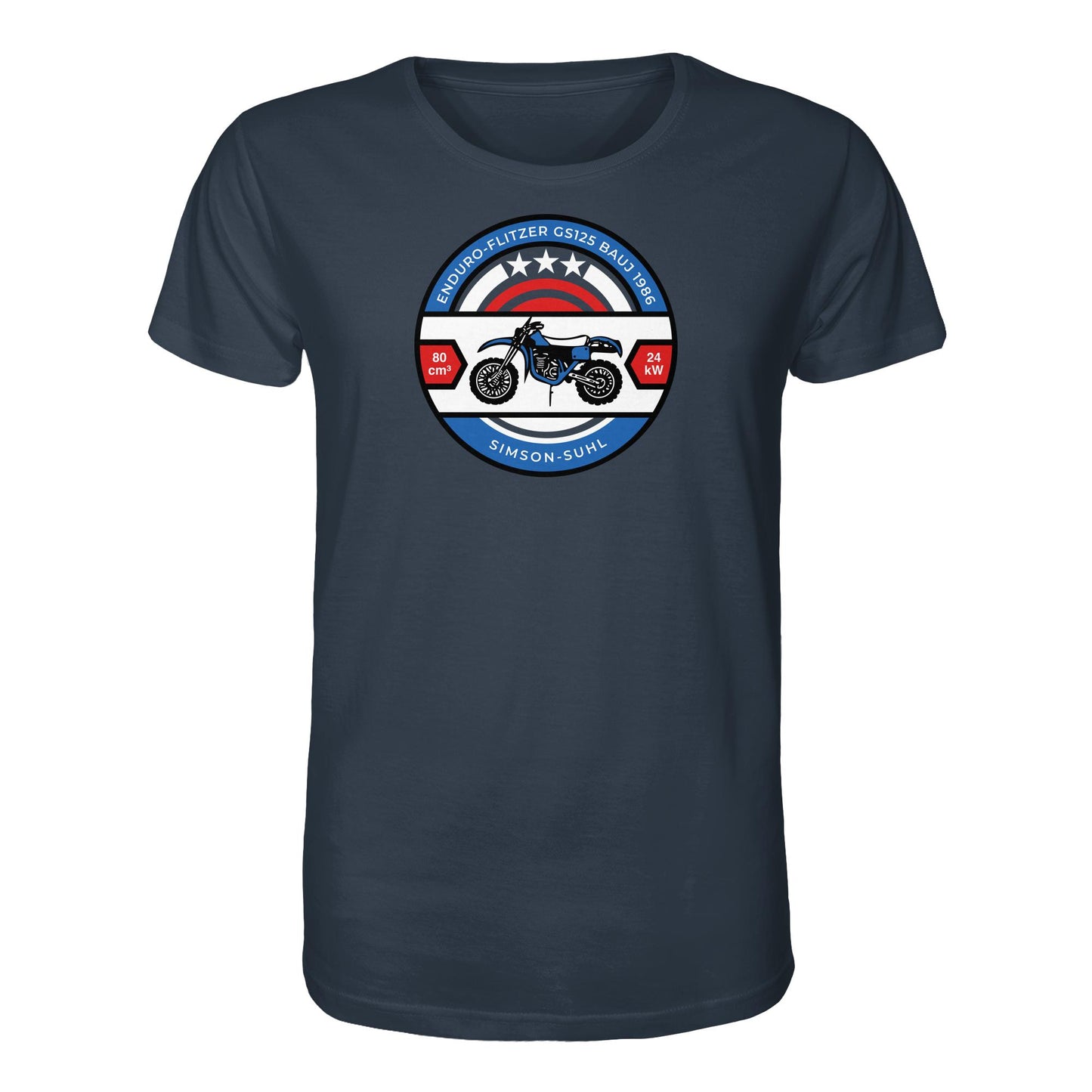 ORGANIC BIO SHIRT UNISEX • SIMSON ENDURO GS125 - ORIGINAL BIERDECKEL
