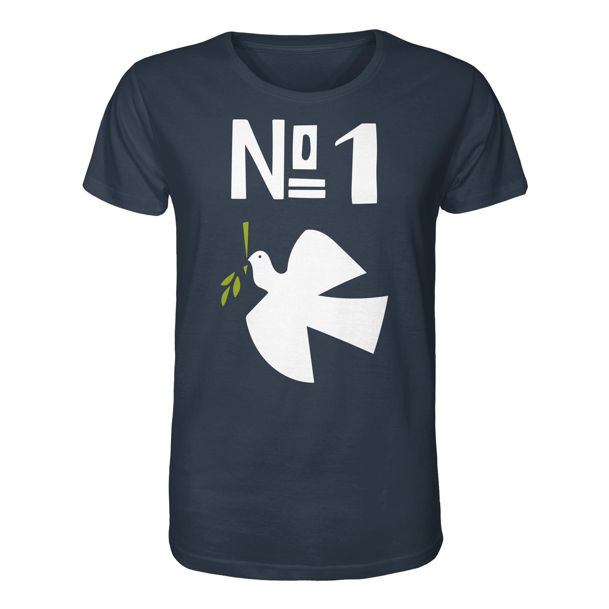 DDR Ostalgie Bio-Shirt Unisex • NO. 1 PRIORITÄT - FRIEDEN! (ORIGINAL PLAKAT)