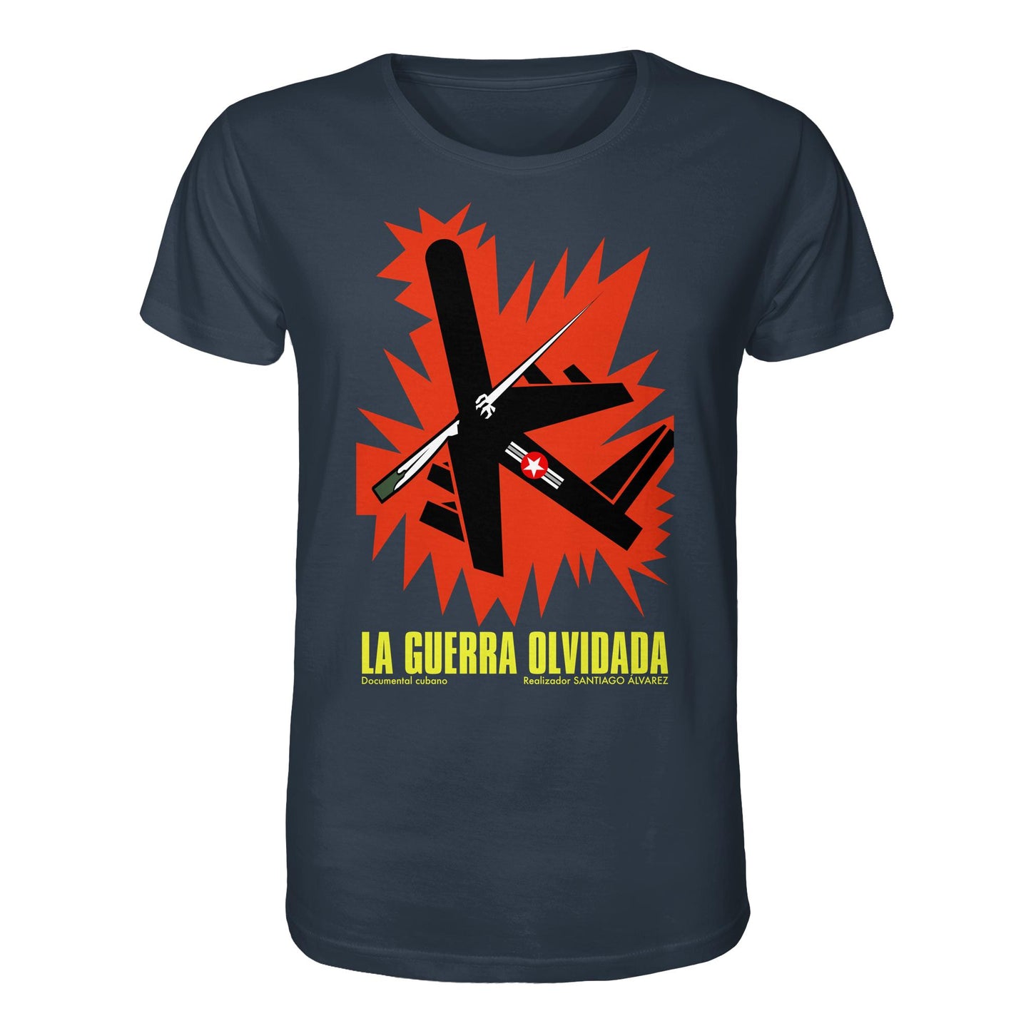 DDR Ostalgie Bio-Shirt Unisex • KUBA - LA GUERRA OLVIDADA (ORIGINAL POSTER)