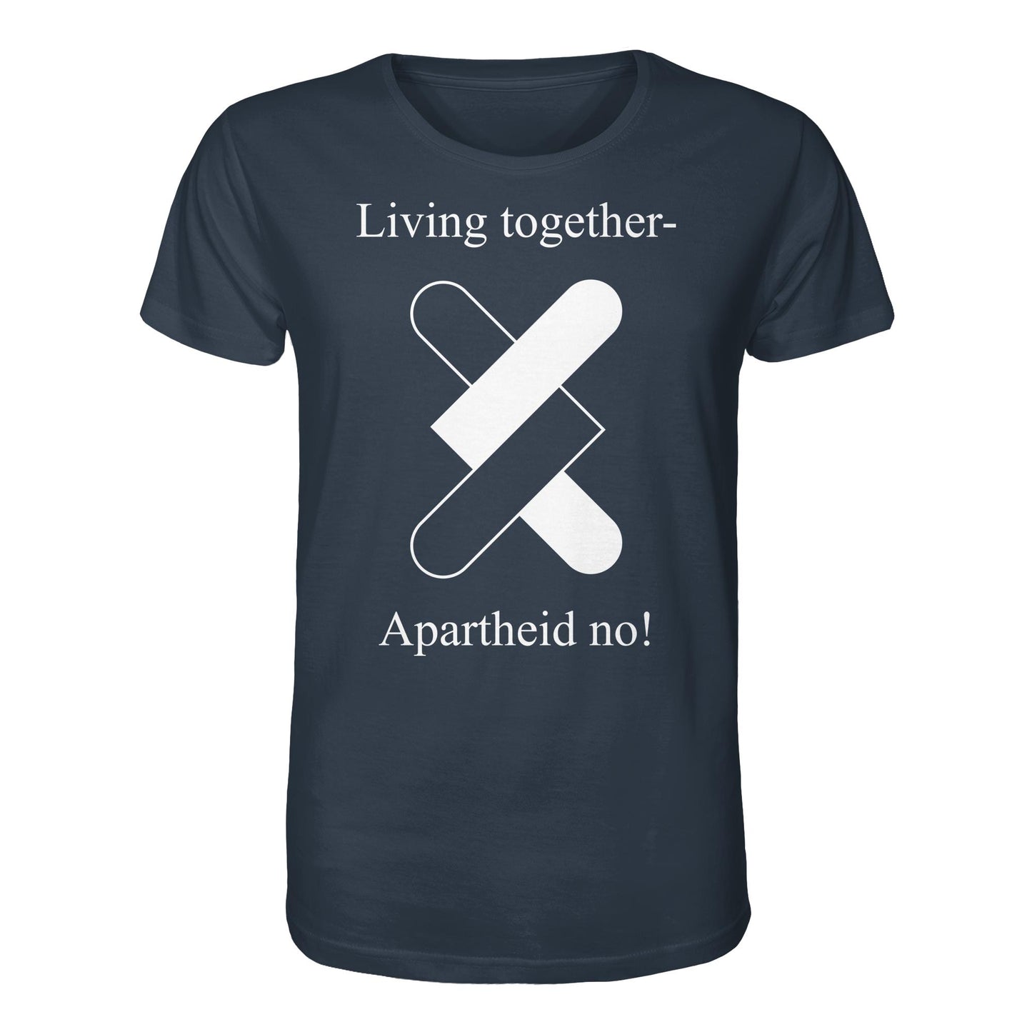 DDR Ostalgie Bio-Shirt Unisex • APARTHEID NO! (ORIGINAL POSTER)