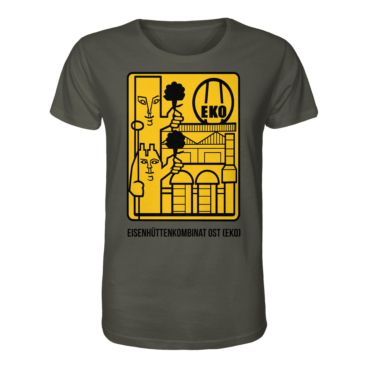 DDR Ostalgie Bio-Shirt Unisex • EISENHÜTTENKOMBINAT OST (EKO)
