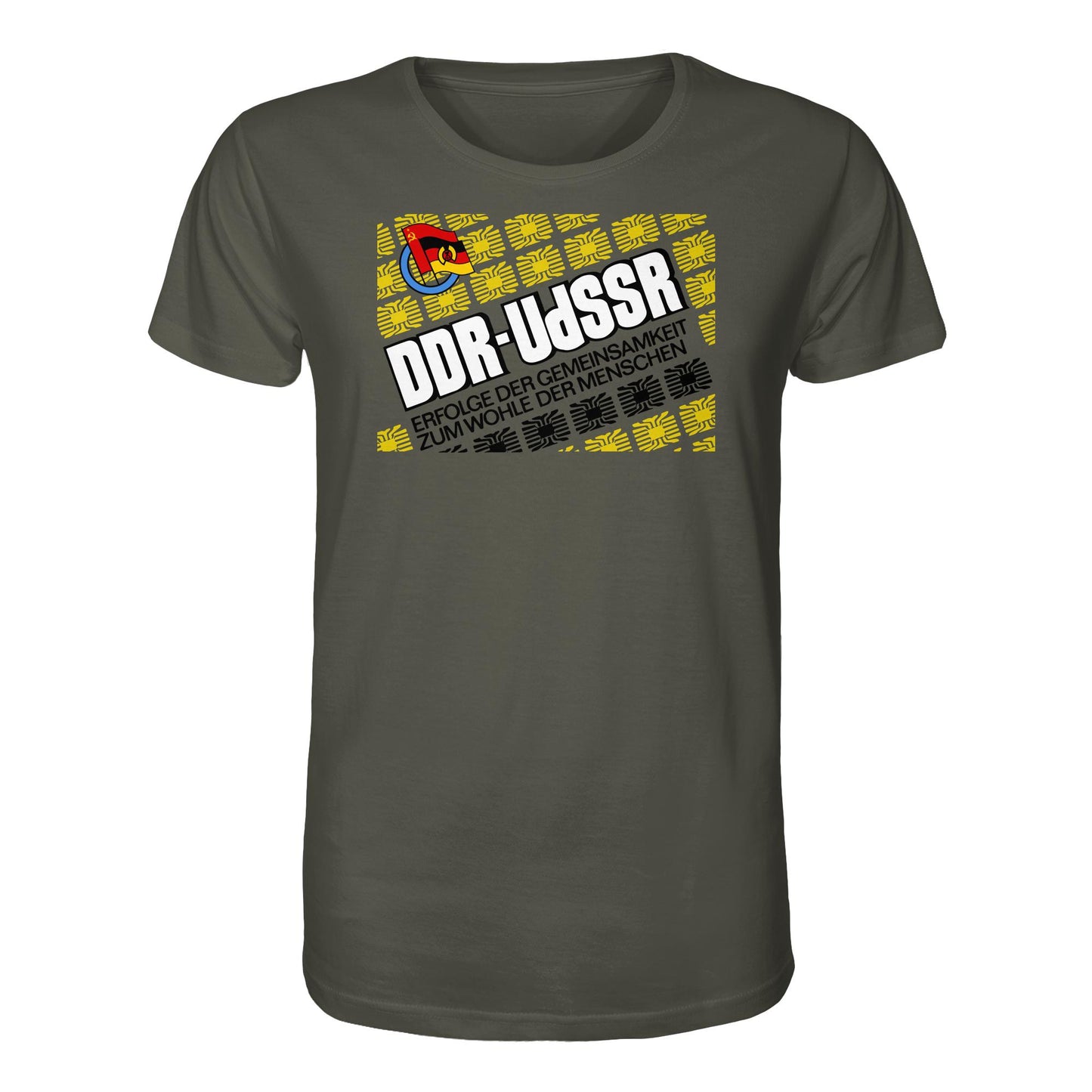 DDR Ostalgie Bio-Shirt Unisex • DDR - UDSSR: ERFOLGE DER GEMEINSAMKEIT