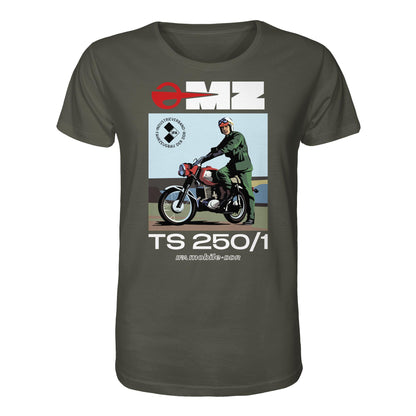ORGANIC BIO SHIRT UNISEX • MZ TS 250 (ORIGINAL DDR-PLAKAT)