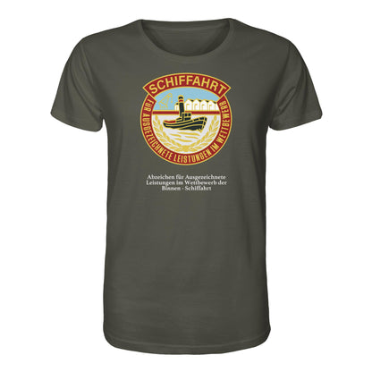 ORGANIC BIO SHIRT UNISEX • BINNEN-SCHIFFAHRT - ABZEICHEN FÜR AUSGEZEICHNETE LEISTUNGEN
