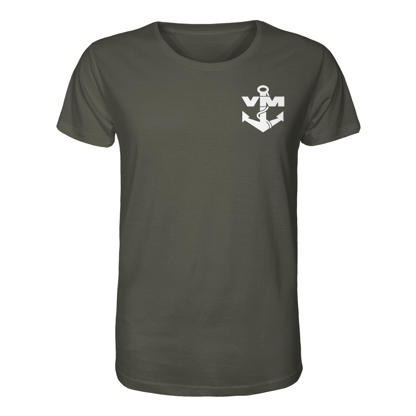 DDR Ostalgie Bio-Shirt Unisex • NVA EMBLEM - VOLKSMARINE SEESTREITKRÄFTE - DUNKEL
