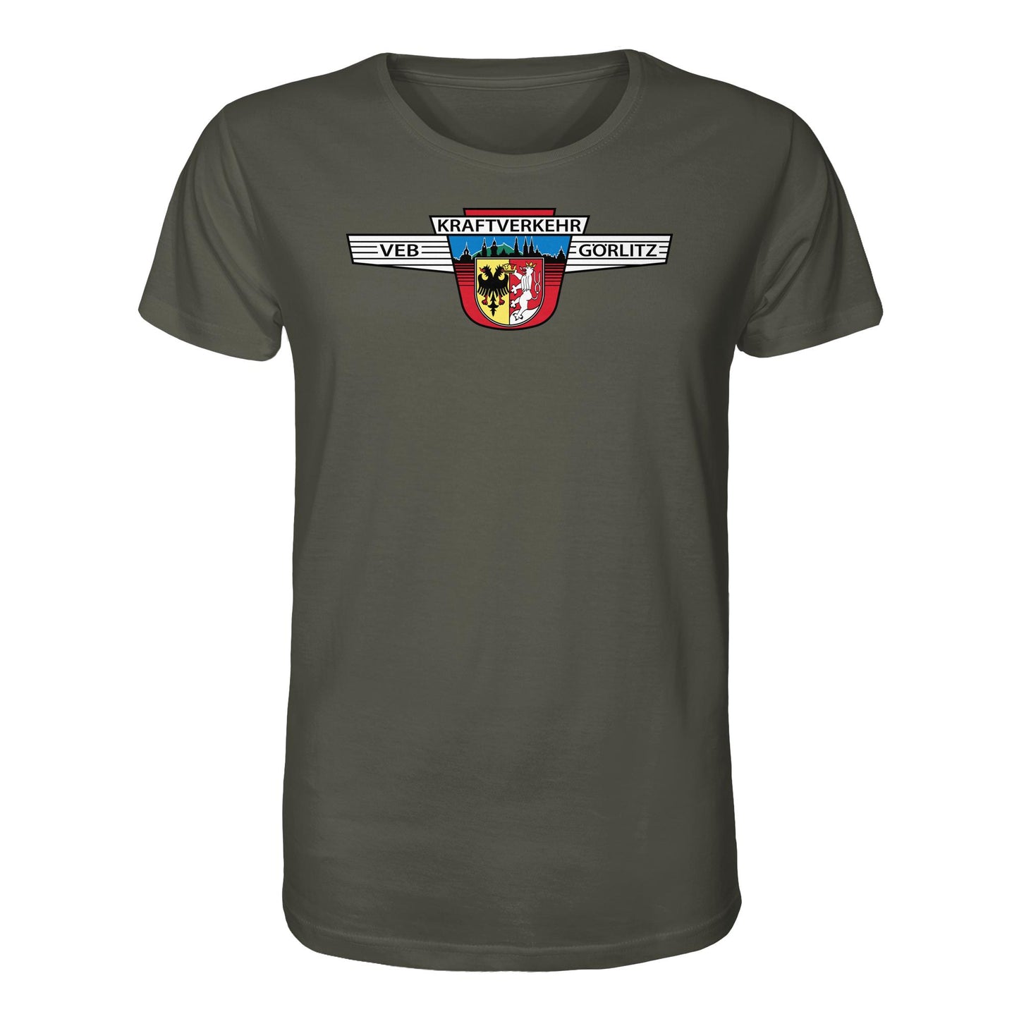 DDR Ostalgie Bio-Shirt Unisex • VEB KRAFTVERKEHR GÖRLITZ