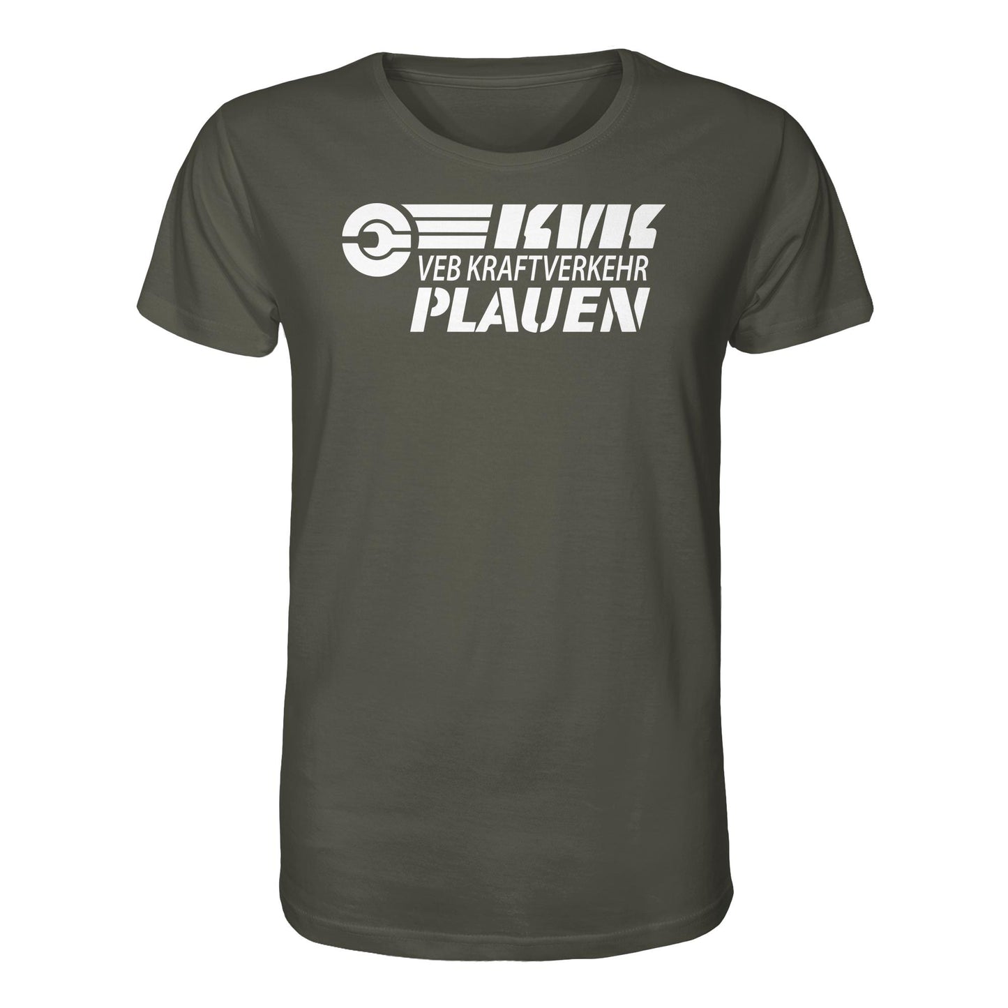 DDR Ostalgie Bio-Shirt Unisex • VEB KRAFTVERKEHR PLAUEN