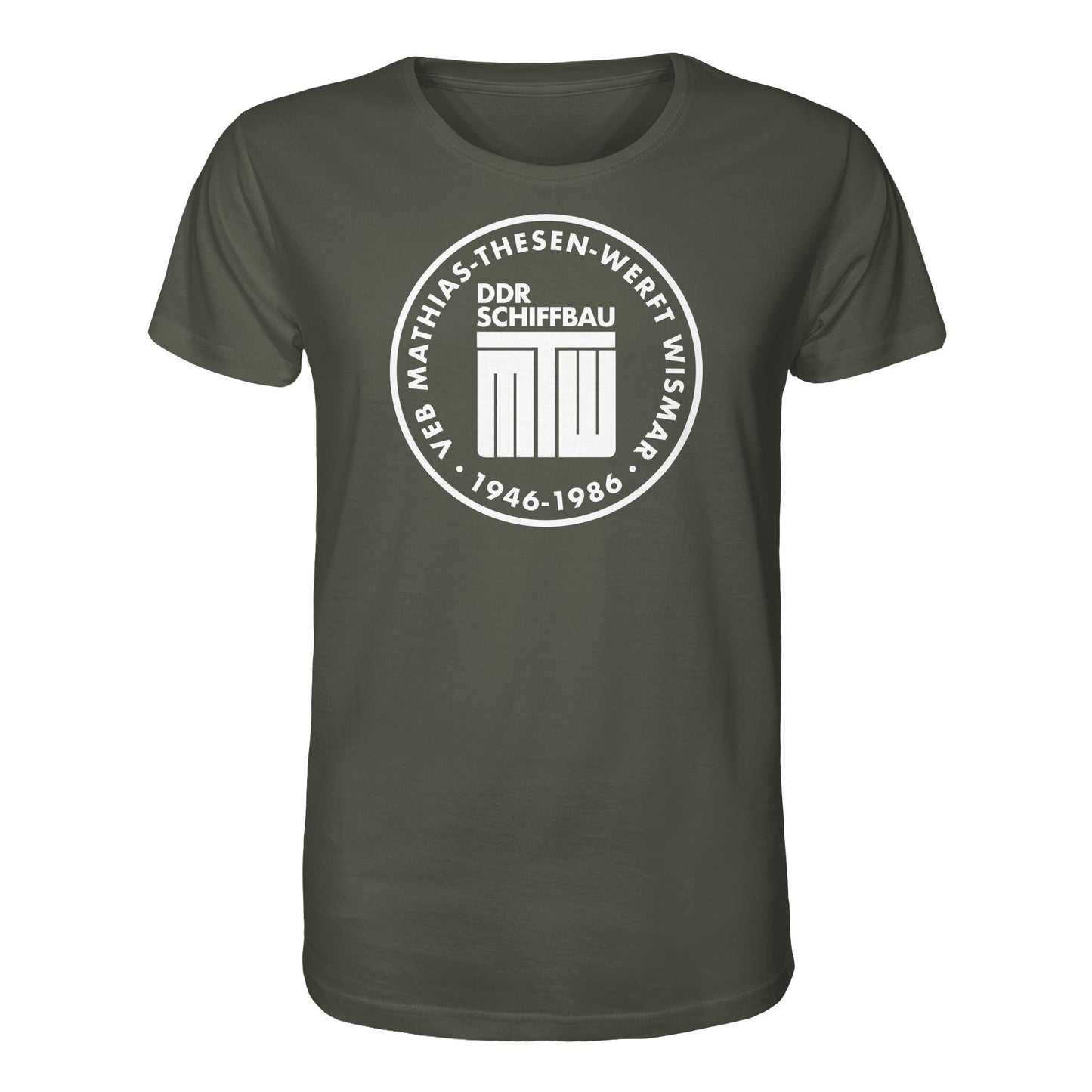 DDR Ostalgie Bio-Shirt Unisex • MATHIAS-THESEN-WERFT WISMAR