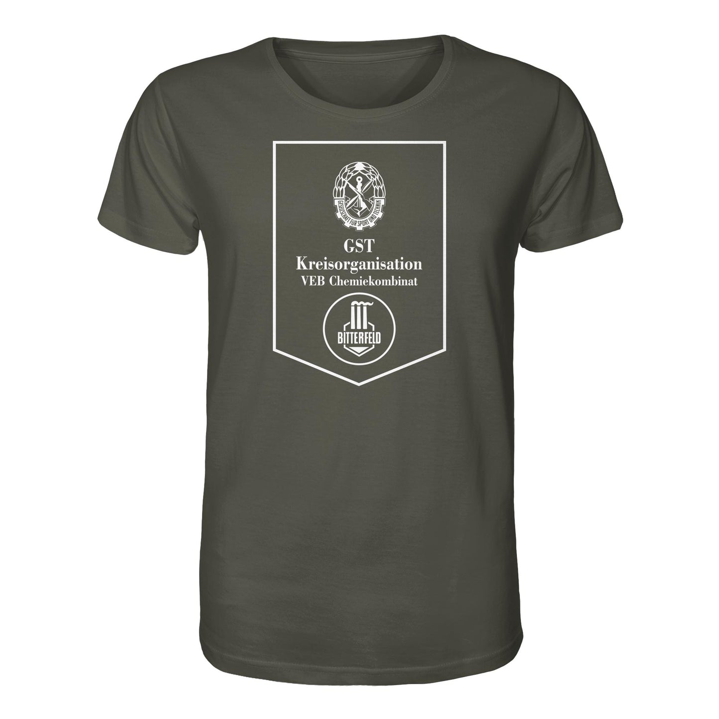 DDR Ostalgie Bio-Shirt Unisex • GST DES VEB CHEMIEKOMBINAT BITTERFELD