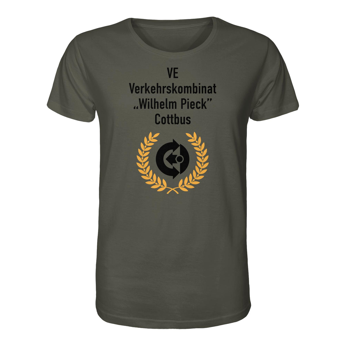 DDR Ostalgie Bio-Shirt Unisex • VE VERKEHRSKOMBINAT WILHELM PIECK COTTBUS