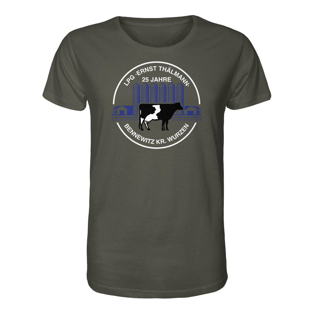 DDR Ostalgie Bio-Shirt Unisex • LPG ERNST THÄLMANN BENNEWITZ - WURZEN