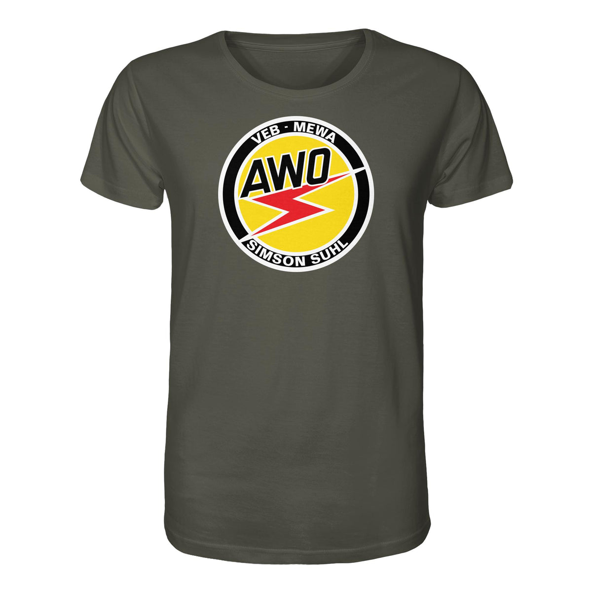 DDR Ostalgie Bio-Shirt Unisex • VEB MEWA - AWO, SIMSON SUHL