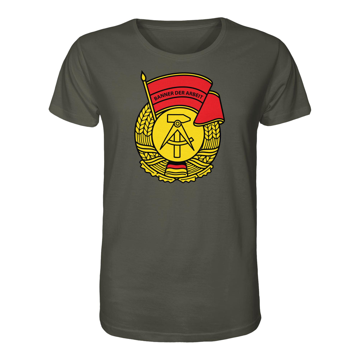 DDR Ostalgie Bio-Shirt Unisex • BANNER DER ARBEIT