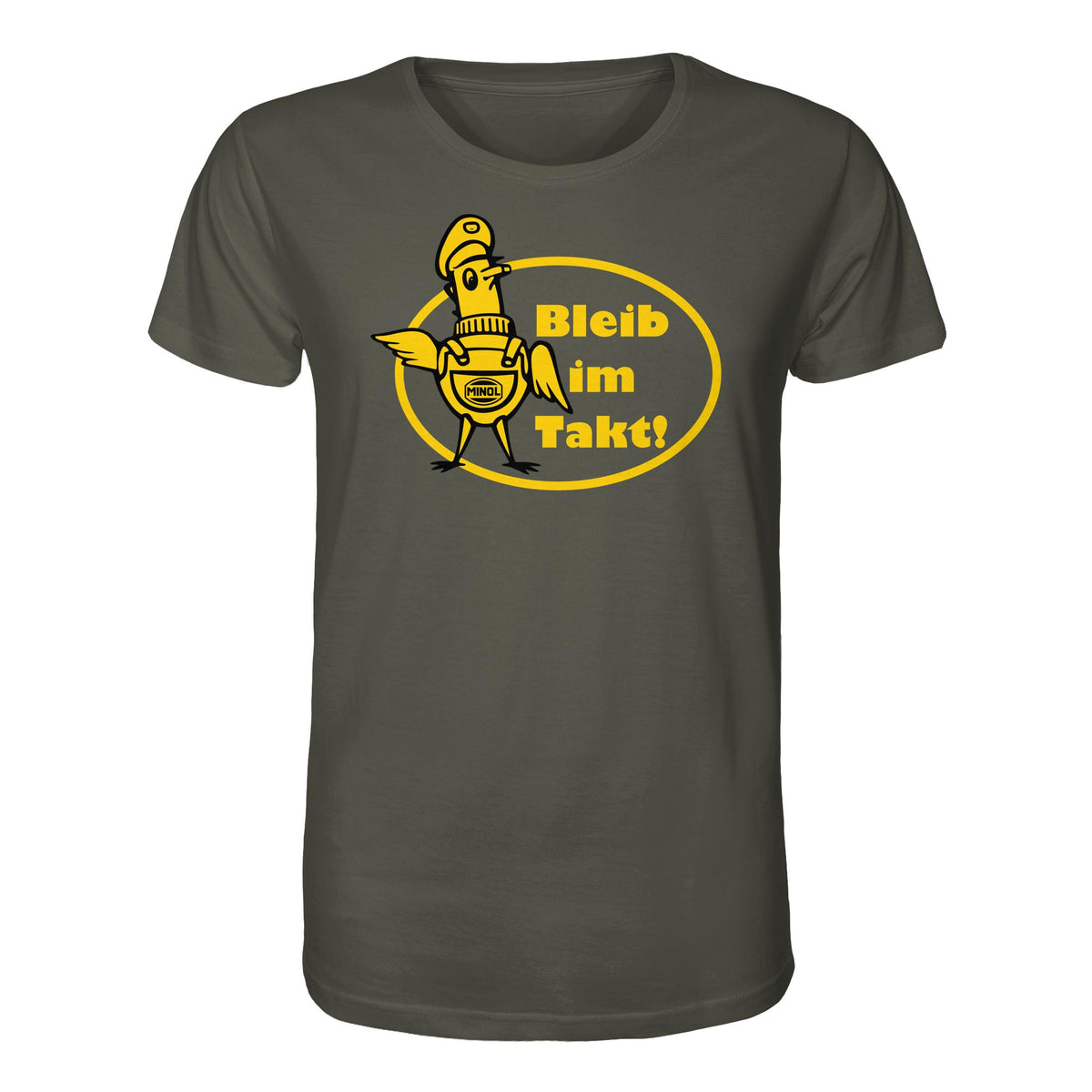 DDR Ostalgie Bio-Shirt Unisex • MINOL - BLEIB IM TAKT