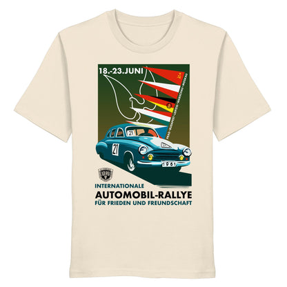 ORGANIC BIO SHIRT UNISEX • INTERNATIONALE RALLYE WARTBURG 1961 (ORIGINAL-PLAKAT)