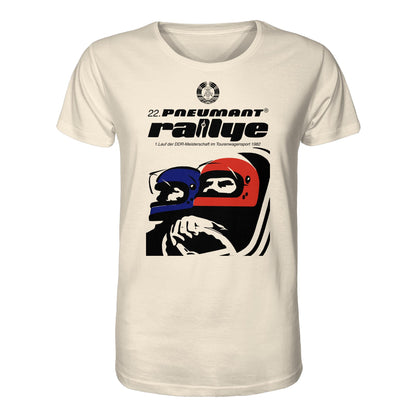 ORGANIC BIO SHIRT UNISEX • 22. PNEUMANT RALLYE 1982 (ORIGINAL DDR-PLAKAT)