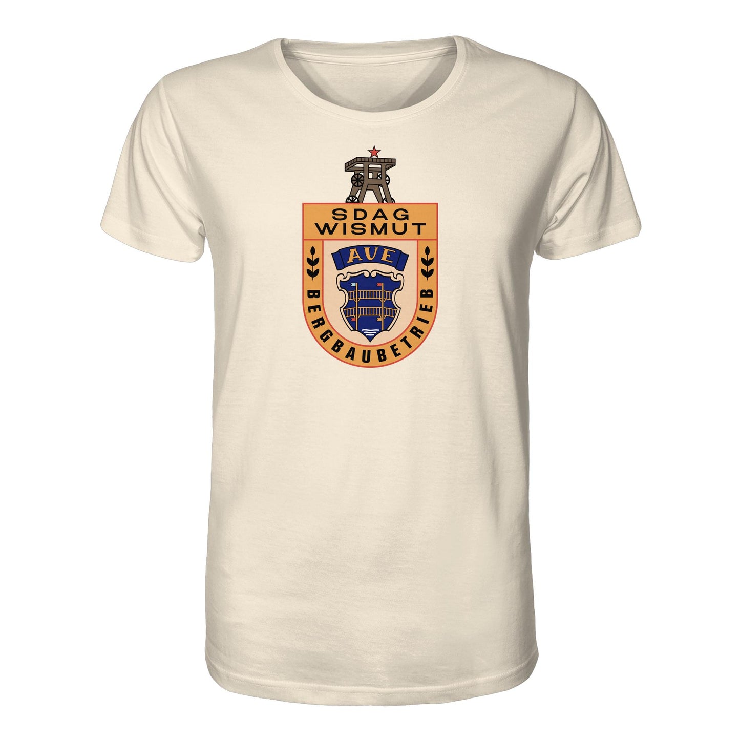 ORGANIC BIO SHIRT UNISEX • SDAG WISMUT AUE - ABZEICHEN