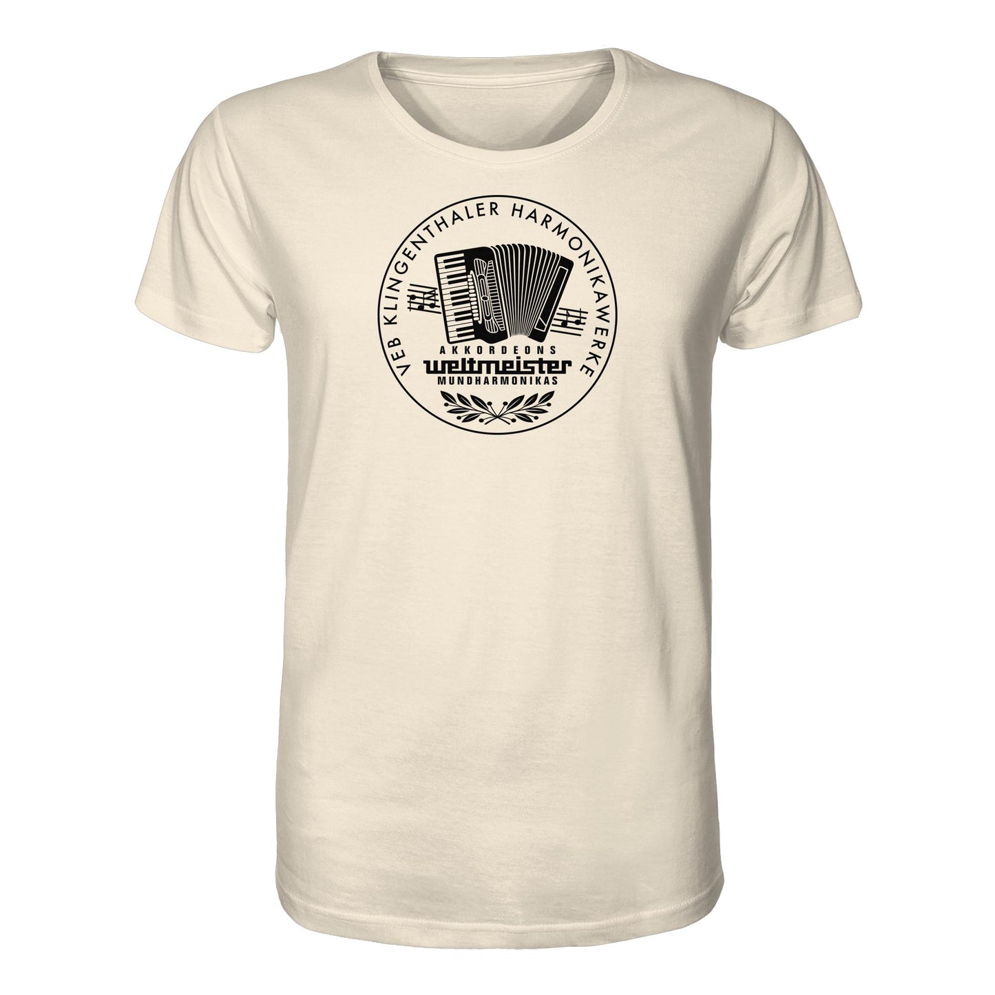 ORGANIC BIO SHIRT UNISEX • WELTMEISTER VEB KLINGENTHALER HARMONIKAWERKE