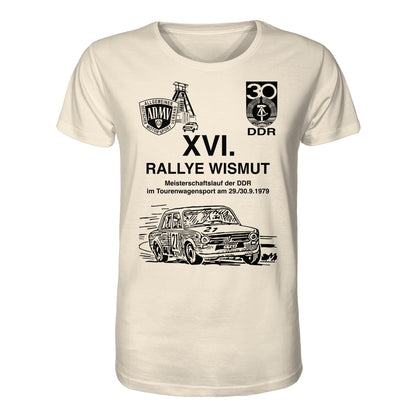 ORGANIC BIO SHIRT UNISEX • 16. RALLYE WISMUT, MEISTERSCHAFTSLAUF DER DDR - 1979
