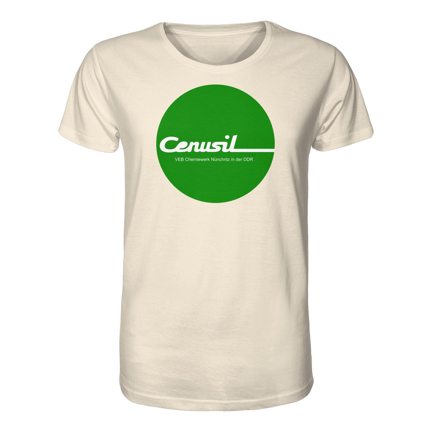 DDR Ostalgie Bio-Shirt Unisex • CENUSIL - VEB CHEMIE NÜNCHRITZ