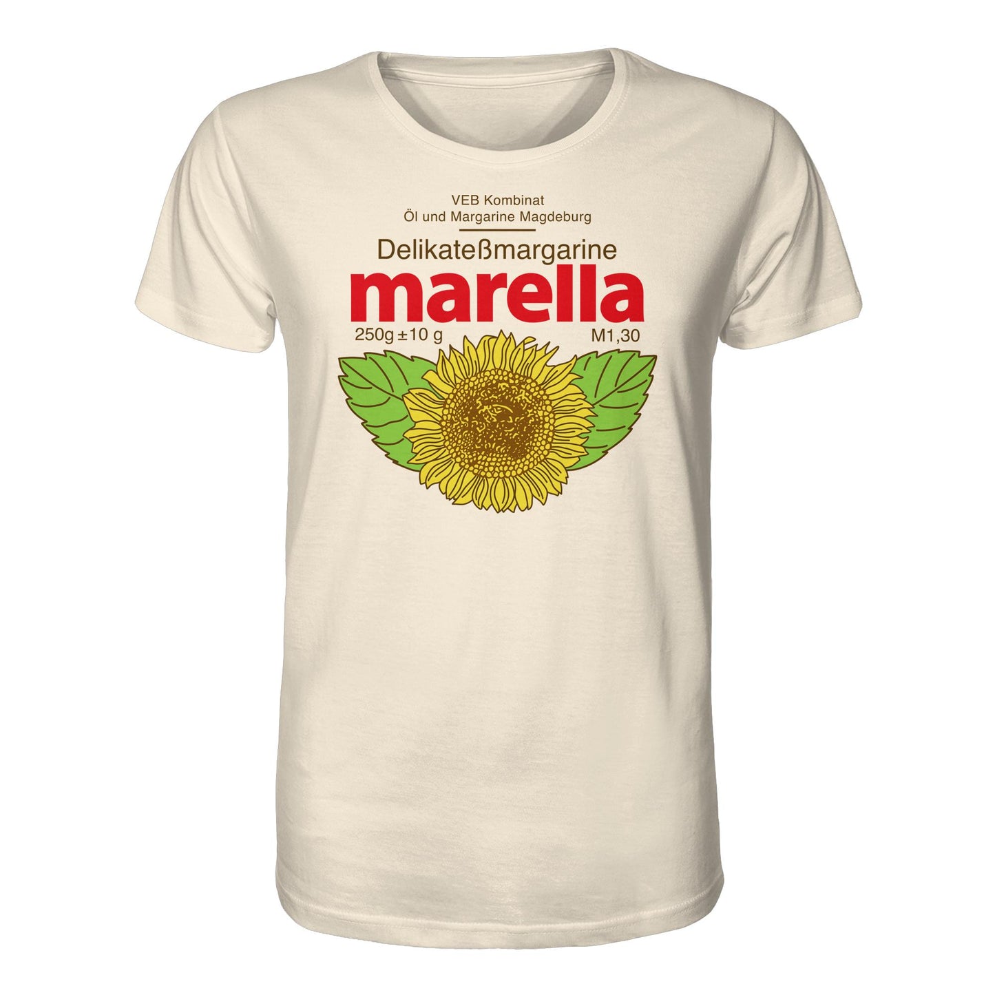 DDR Ostalgie Bio-Shirt Unisex • MARELLA MARGARINE - VEB KOMBINAT ÖL MAGDEBURG