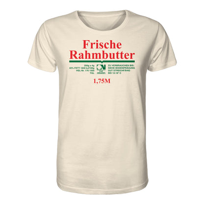 ORGANIC BIO SHIRT UNISEX • FRISCHE RAHMBUTTER - KONSUM