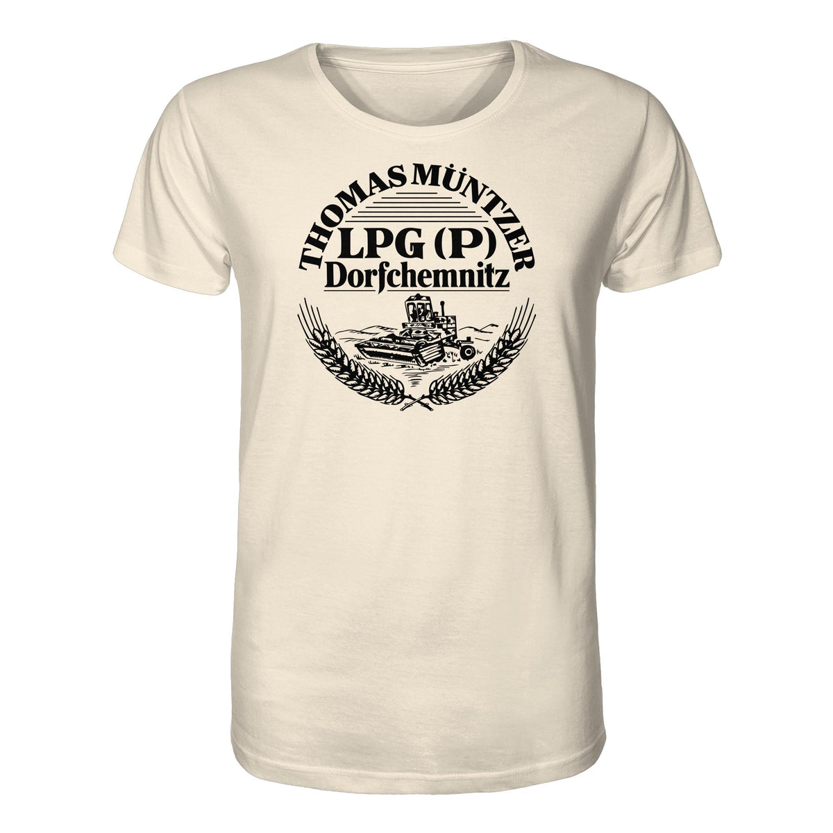 DDR Ostalgie Bio-Shirt Unisex • LPG THOMAS MÜNTZER DORFCHEMNITZ