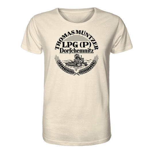 DDR Ostalgie Bio-Shirt Unisex • LPG THOMAS MÜNTZER DORFCHEMNITZ