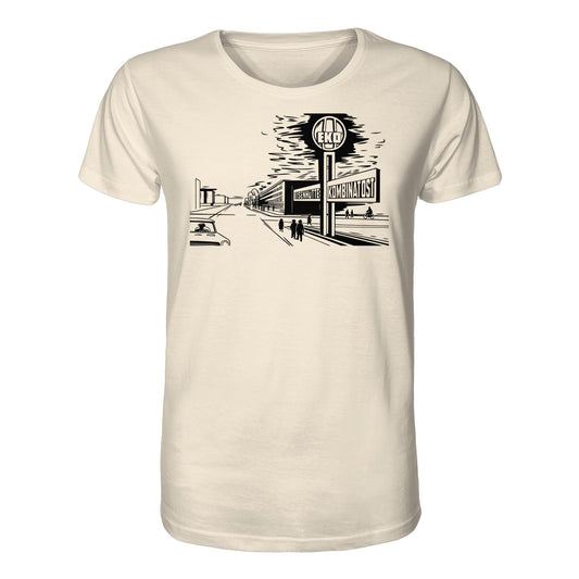 DDR Ostalgie Bio-Shirt Unisex • EISENHÜTTENKOMBINAT OST (EKO) - ORIGINAL POSTSTEMPEL