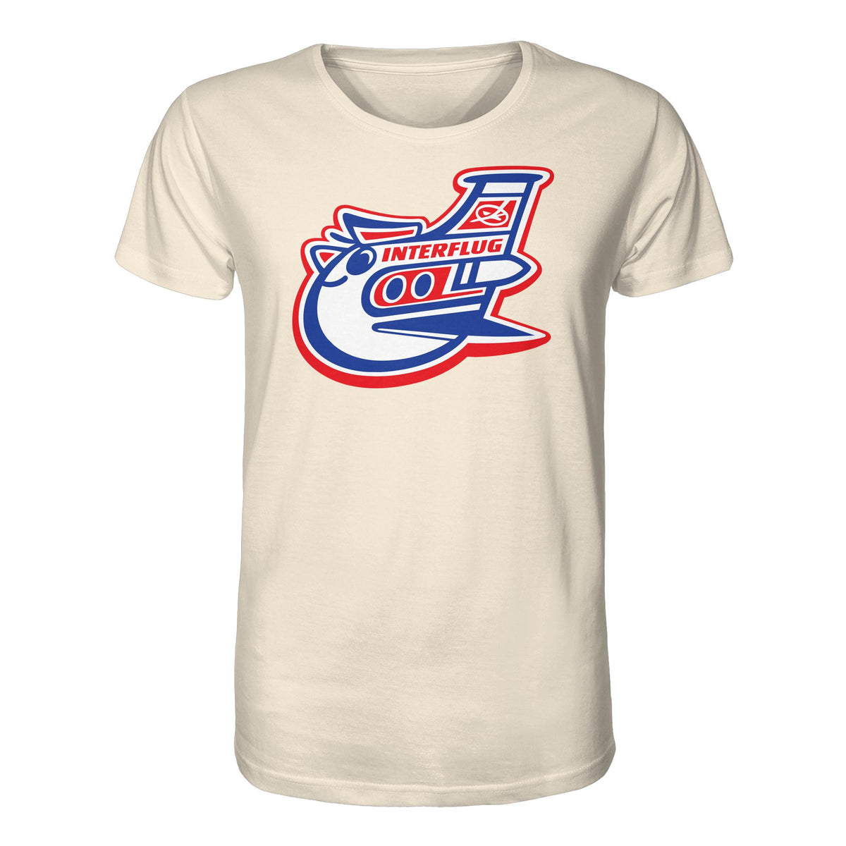 DDR Ostalgie Bio-Shirt Unisex • INTERFLUG (ORIGINAL PIN)