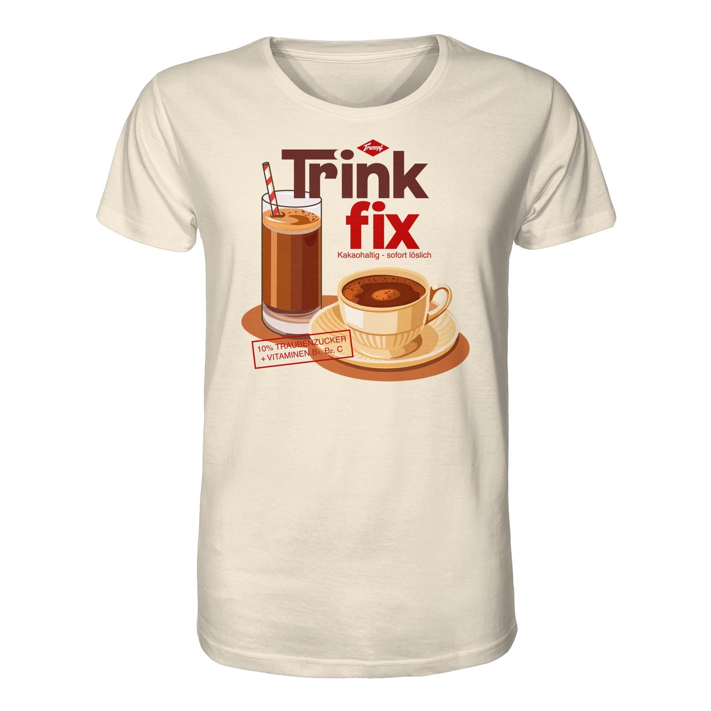 DDR Ostalgie Bio-Shirt Unisex • TRINK FIX - DOSEN-DESIGN