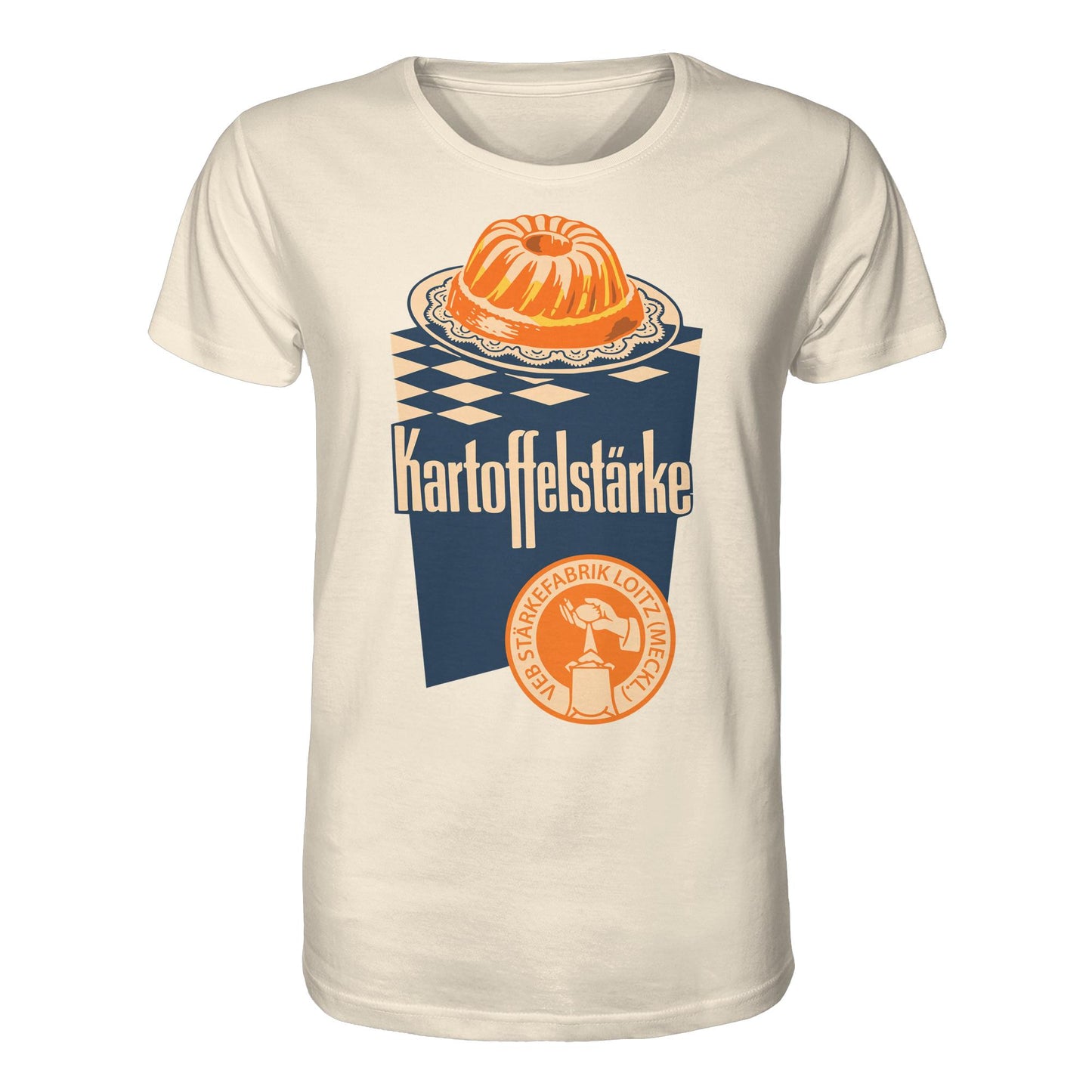 DDR Ostalgie Bio-Shirt Unisex • VEB KARTOFFELSTÄRKE - VEB STÄRKEFABRIK LOITZ