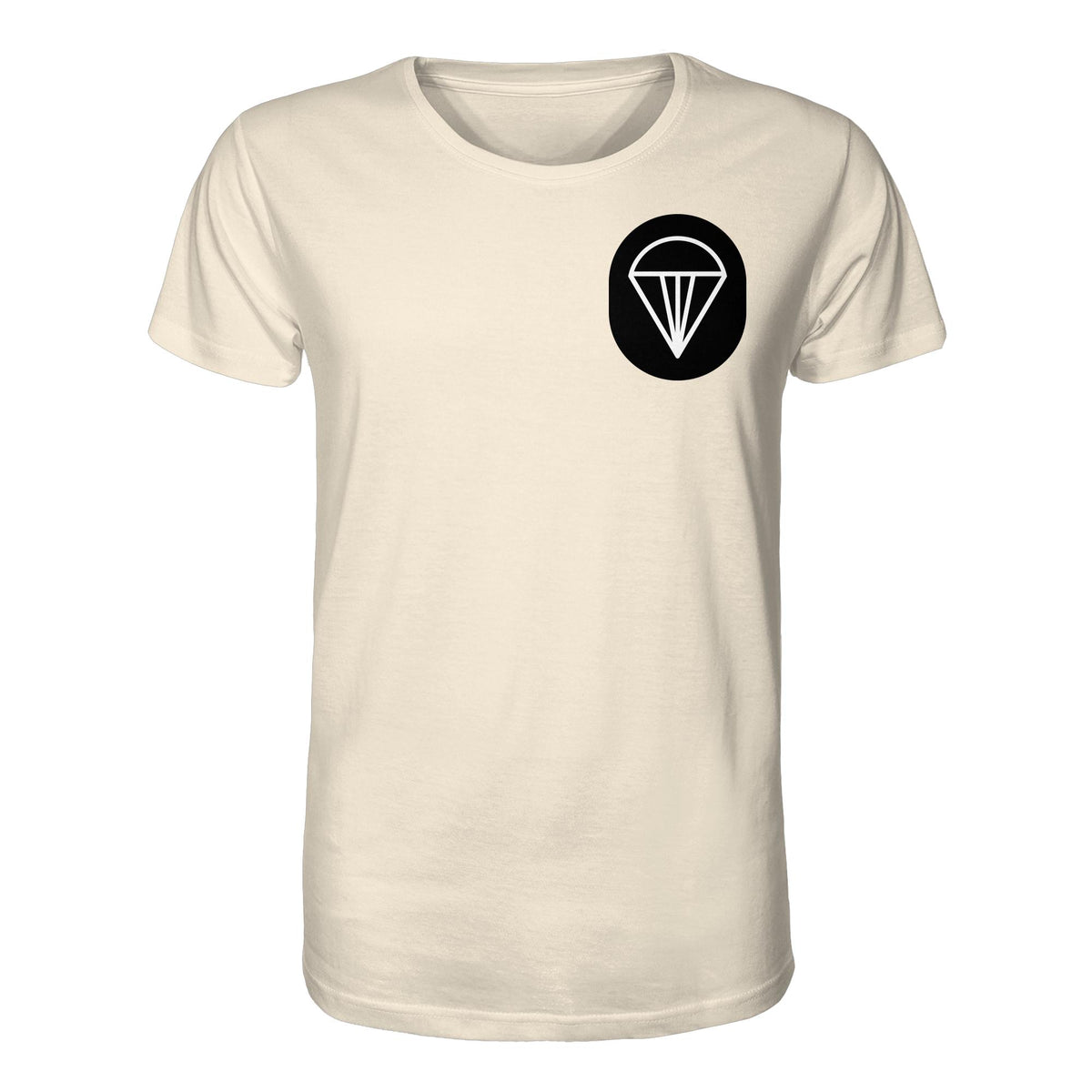 DDR Ostalgie Bio-Shirt Unisex • NVA EMBLEM - FALLSCHIRMJÄGER