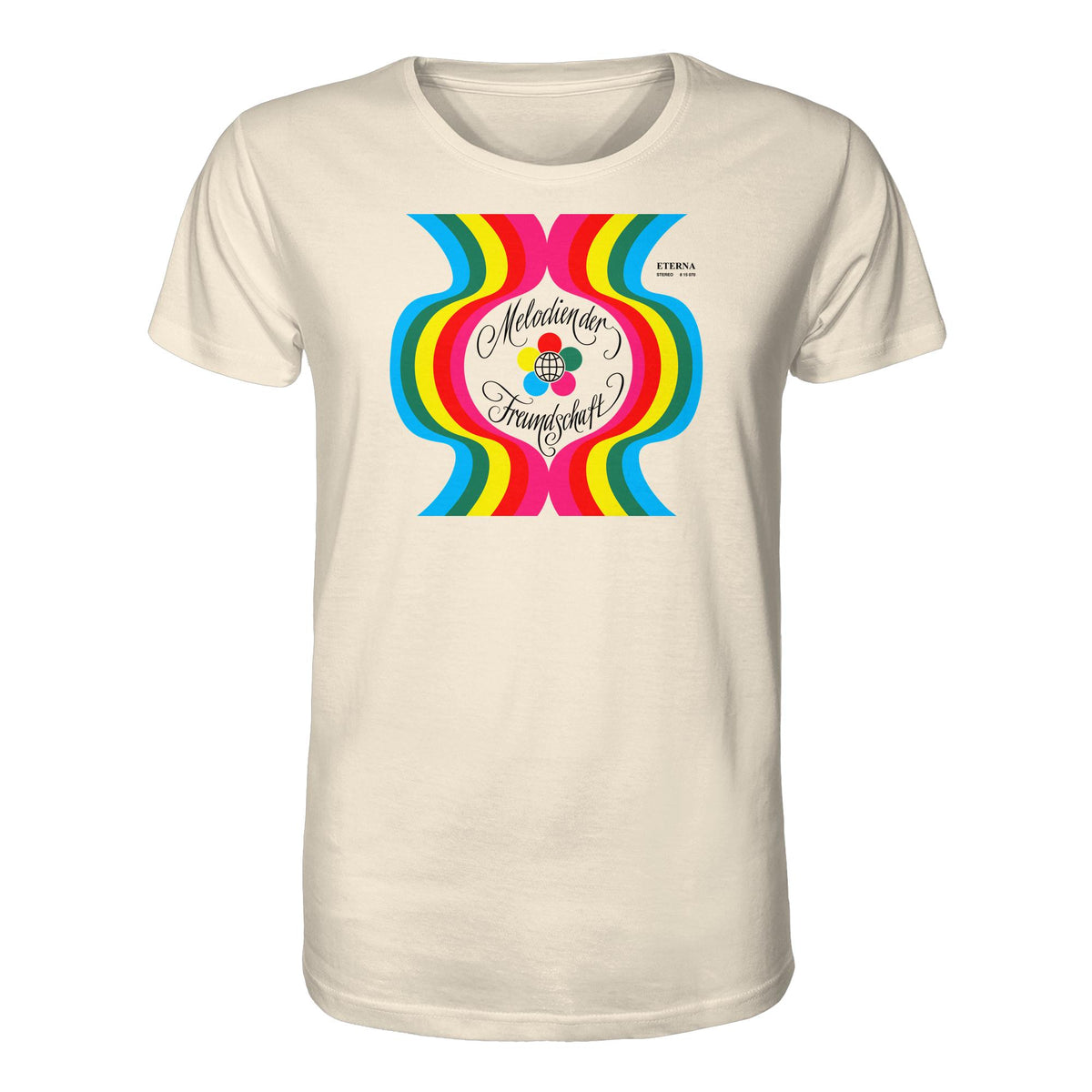DDR Ostalgie Bio-Shirt Unisex • MELODIEN DER FREUNDSCHAFT ETERNA (ORIGINAL-PLATTENCOVER)