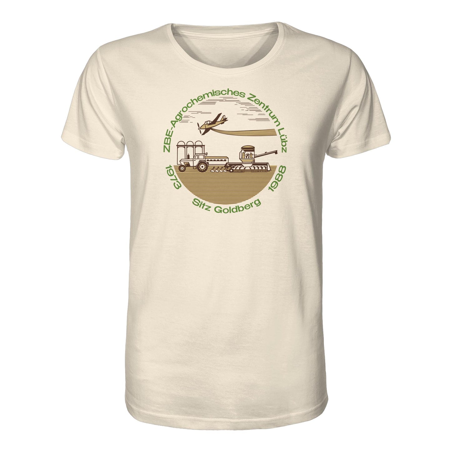DDR Ostalgie Bio-Shirt Unisex • ZBE AGROCHEMISCHES ZENTRUM LÜBZ