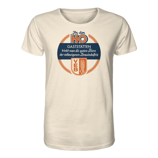 DDR Ostalgie Bio-Shirt Unisex • HO - VOLKSEIGENE BRAUINDUSTRIE