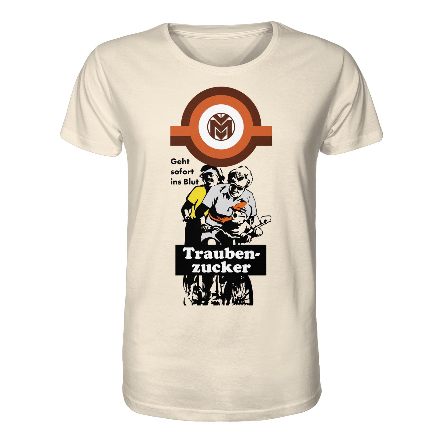 DDR Ostalgie Bio-Shirt Unisex • TRAUBENZUCKER - GEHT SOFORT INS BLUT