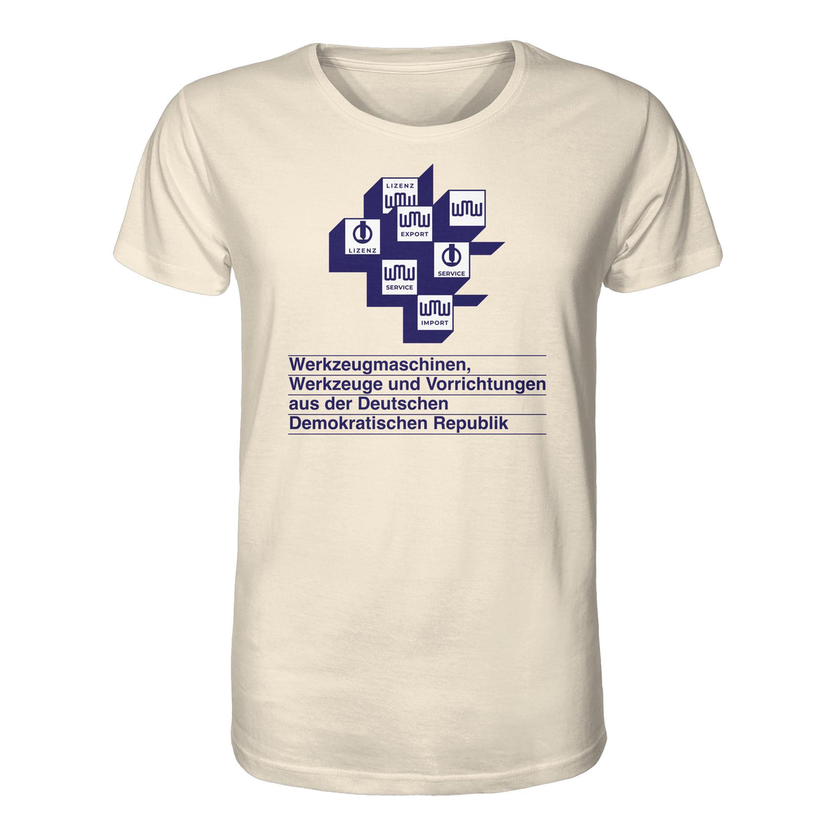 DDR Ostalgie Bio-Shirt Unisex • WMW WERKZEUGMASCHINEN DER DDR