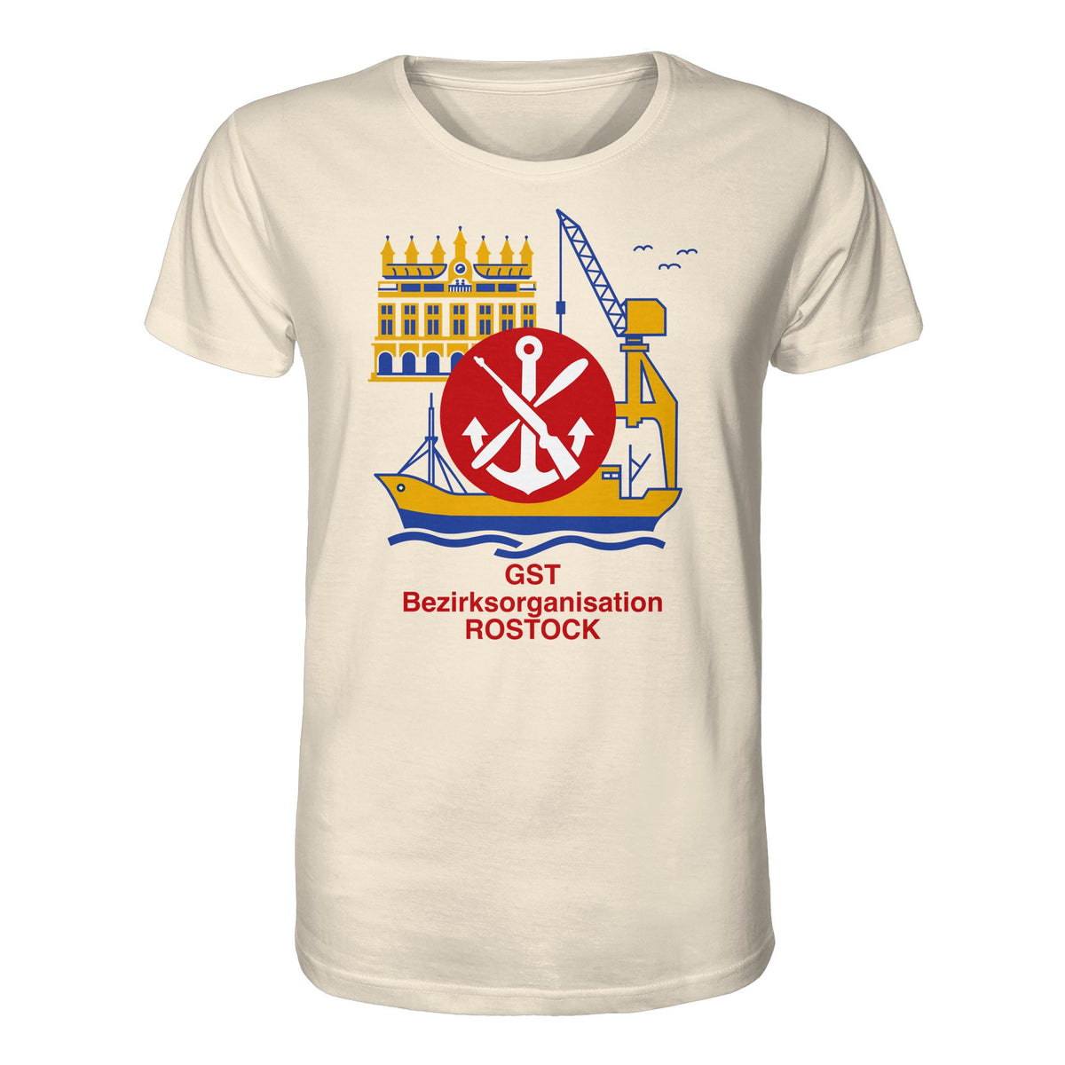 DDR Ostalgie Bio-Shirt Unisex • GST ROSTOCK