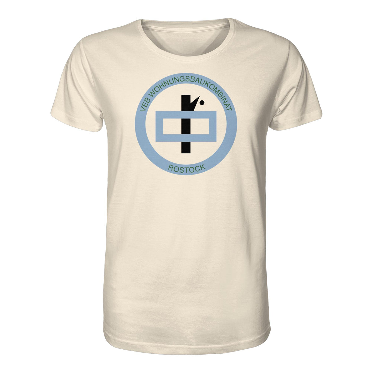 DDR Ostalgie Bio-Shirt Unisex • VEB WOHNUNGSBAUKOMBINAT ROSTOCK