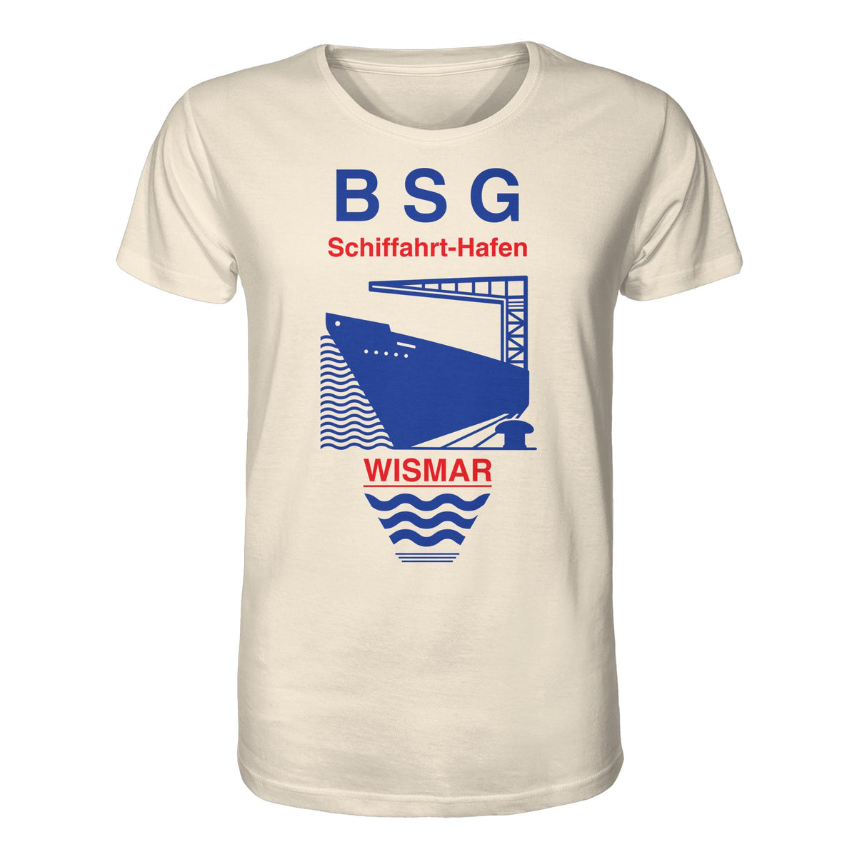DDR Ostalgie Bio-Shirt Unisex • BSG SCHIFFAHRT HAFEN WISMAR