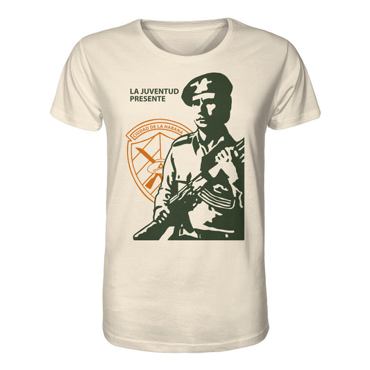 DDR Ostalgie Bio-Shirt Unisex • LA JUVENTUD PRESENTE CIUDAD DE LA HABANA (DIE JUGEND HAVANNAS IST AKTIV)