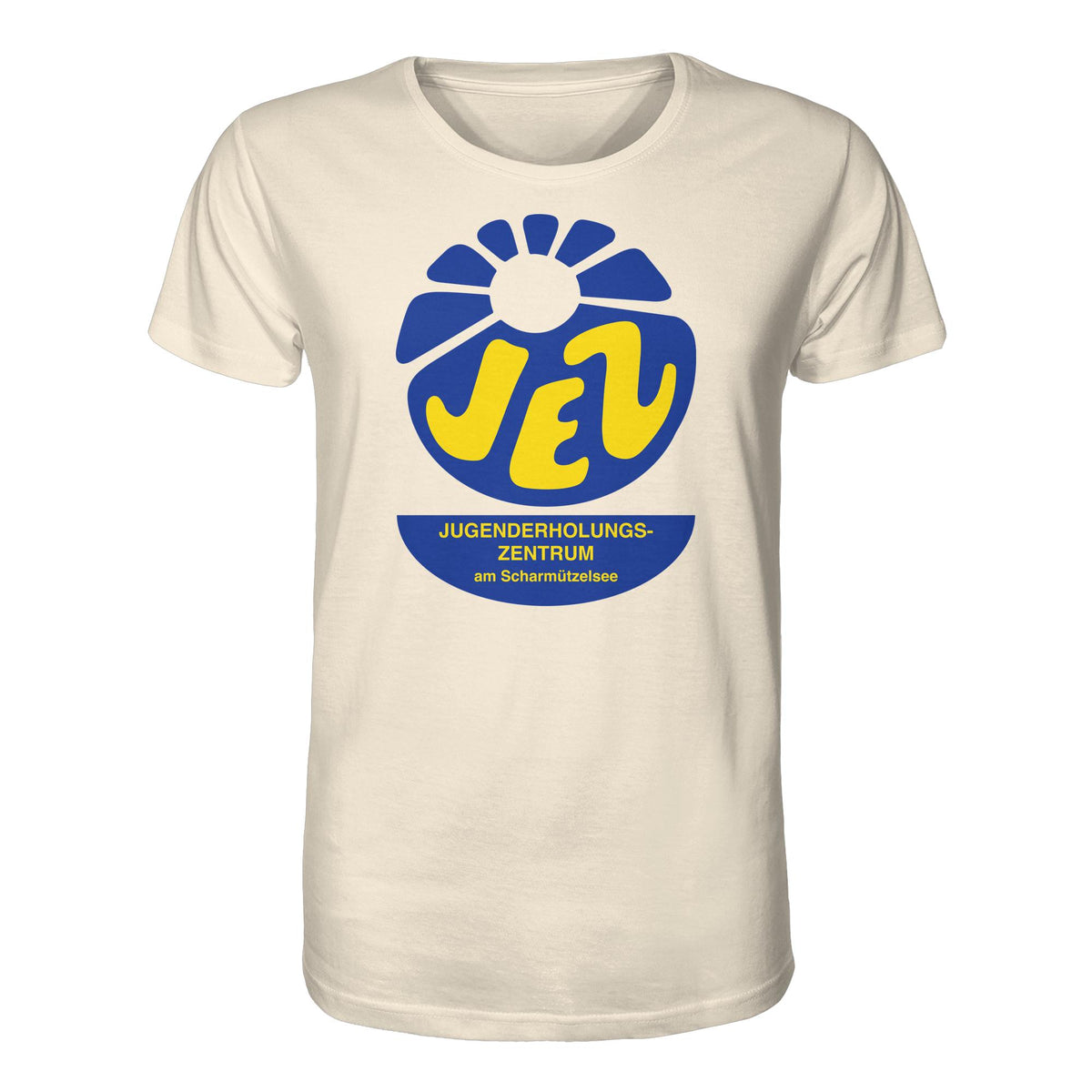 DDR Ostalgie Bio-Shirt Unisex • JEZ - JUGENDERHOLUNGSZENTRUM SCHARMÜTZELSEE